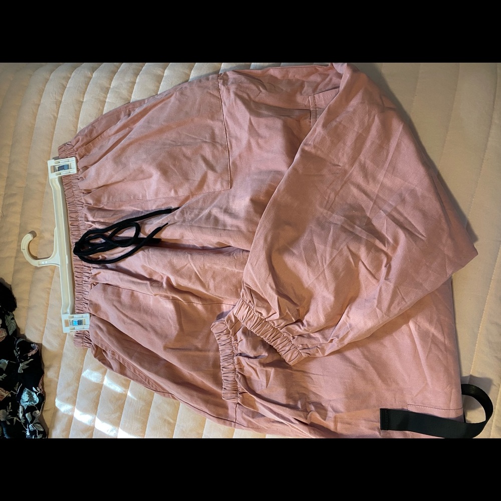 Light pink cargo pants